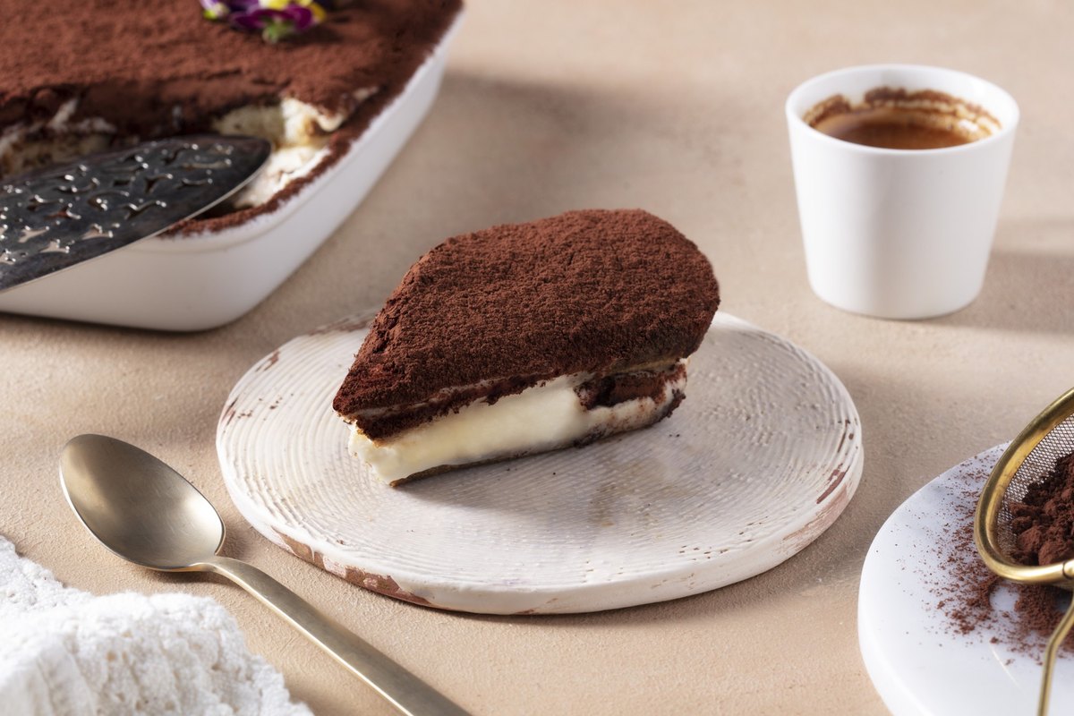 Deraliye Terrace - tiramisu with gum mastic and Turkish coffee flavour